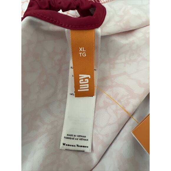 Lucy Wade In Out, Women’s Water Tank Top Size XL Fuchsia Pink Paddleboard NWT - Picture 9 of 13